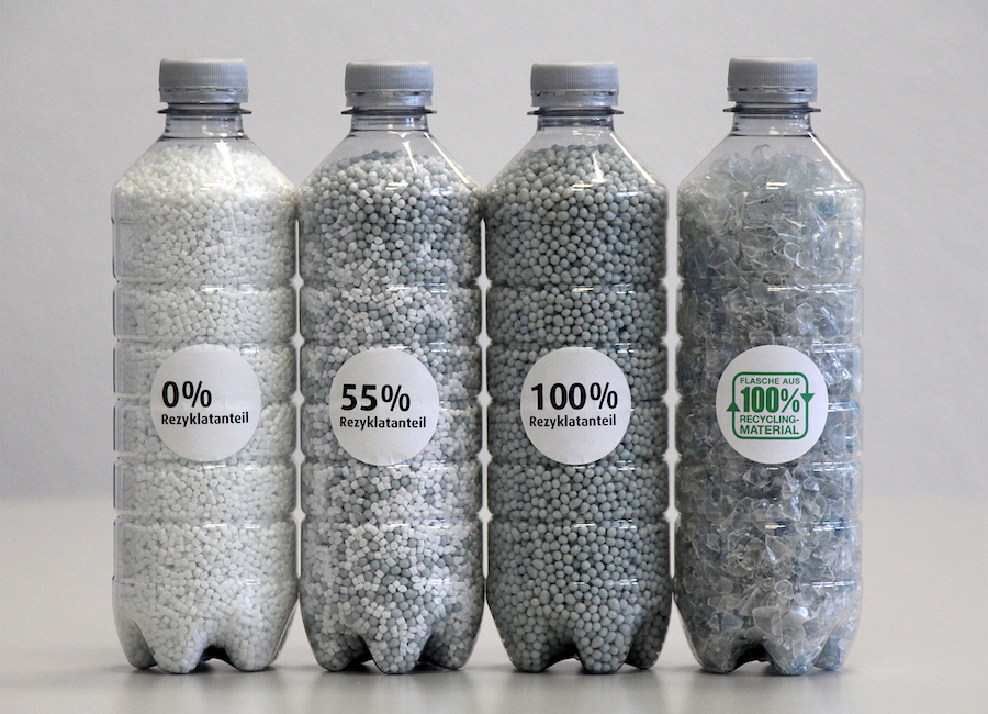 Bad Duerrheimer–Pionier PET Flasche Aus 100 Prozent Recyclingmaterial Rezyklat 02